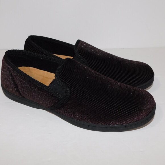 Foamtreads Regal 2 Mens 8 Brown slide on Slipper Memory foam insole UNWORN - Picture 4 of 11